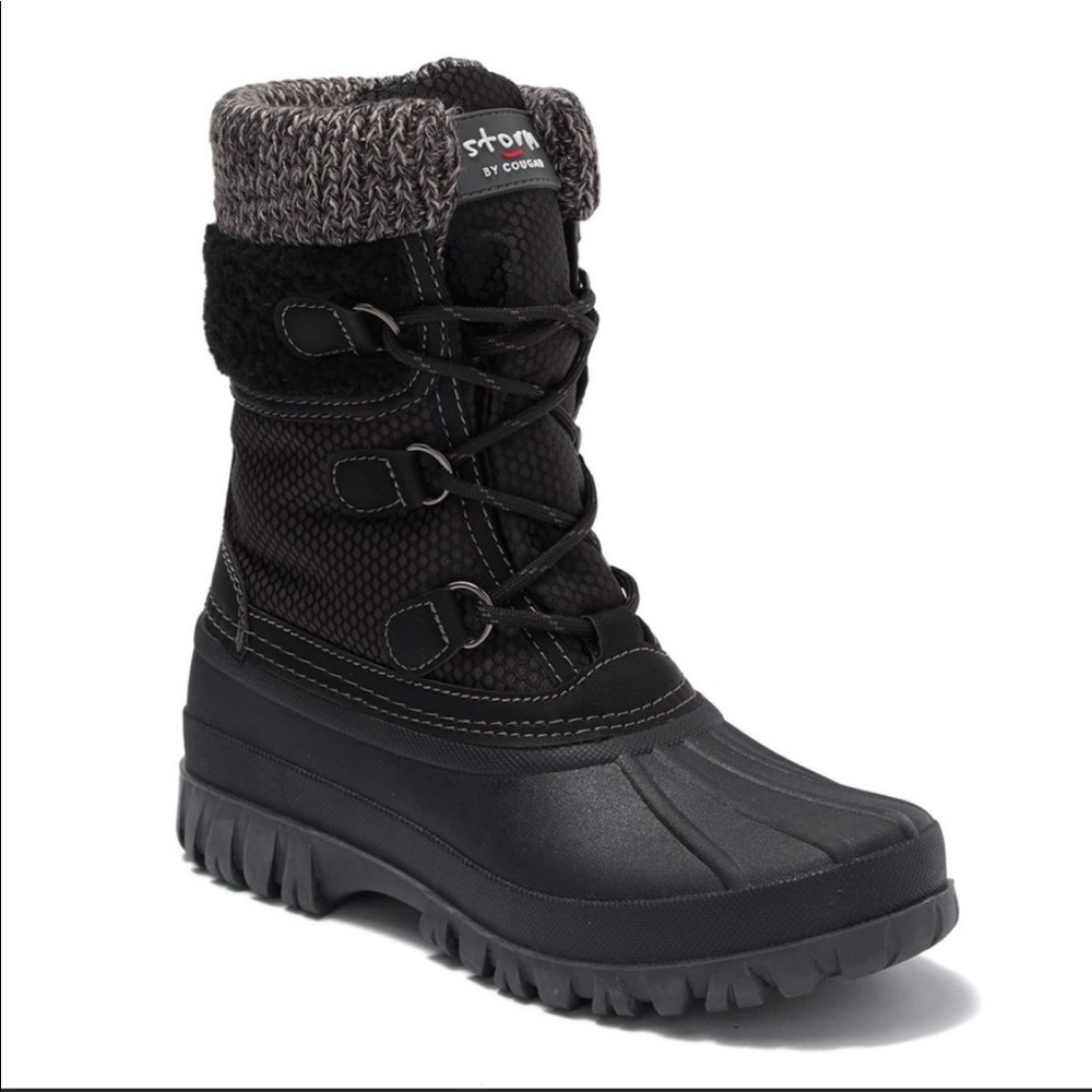 Cougar Creek Waterproof Faux Shearling Boot, 6